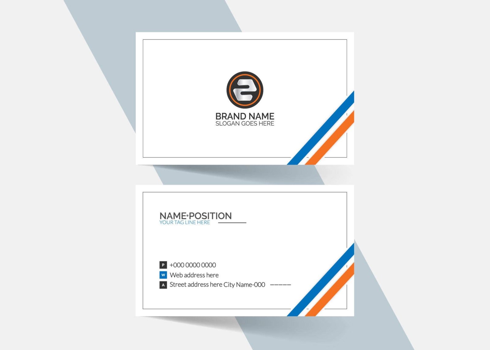 Minimal White Business Card